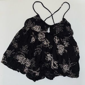 Sexy Slinky Floral Patterned Tank